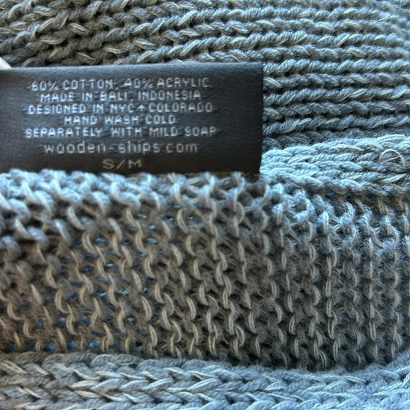 Wooden Ships Paola Buendia Chunky Rusna Knit Ombre Sweater Gray Sz S/M - Picture 8 of 11